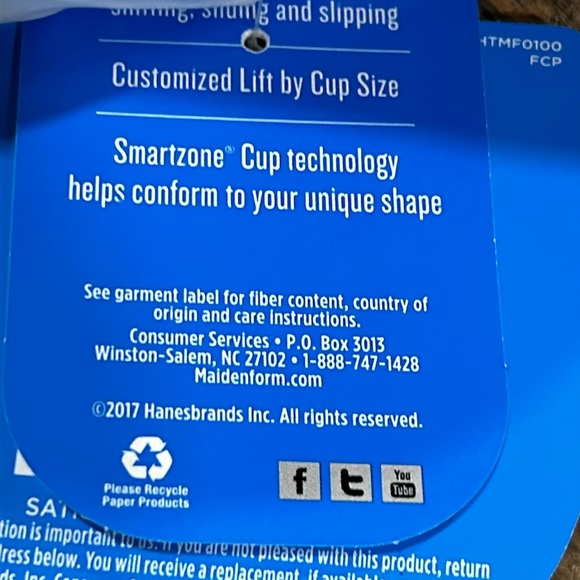 NWT Maidenform White Ultimate Stay Put, Stay Up Power Band Strapless Bra Sz 36D - Picture 15 of 16